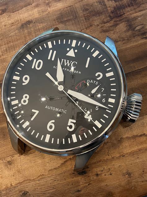 iwc big pilot wall clock|iwc model 52110.